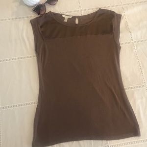 Banana Republic Brown Blouse Size S.